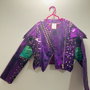 Disney Descendants Mal, Faux Leather -Kids, Jacket Size 9/10 Great Condition!!!